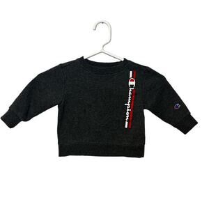 Baby Champion Crewneck Sweatshirt 18M Gray Athleisure‎ Sporty Toddler